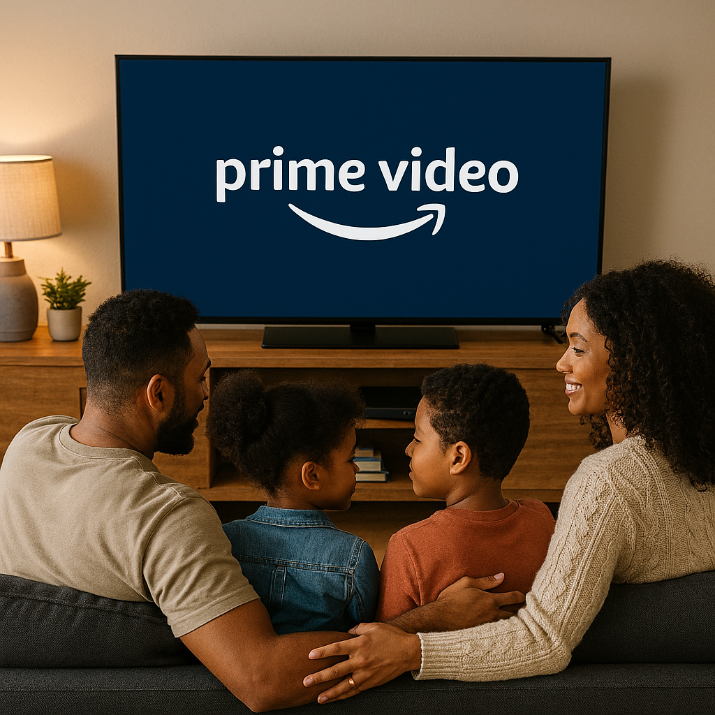uma família assistin Descubra o Universo Amazon Prime em 2025