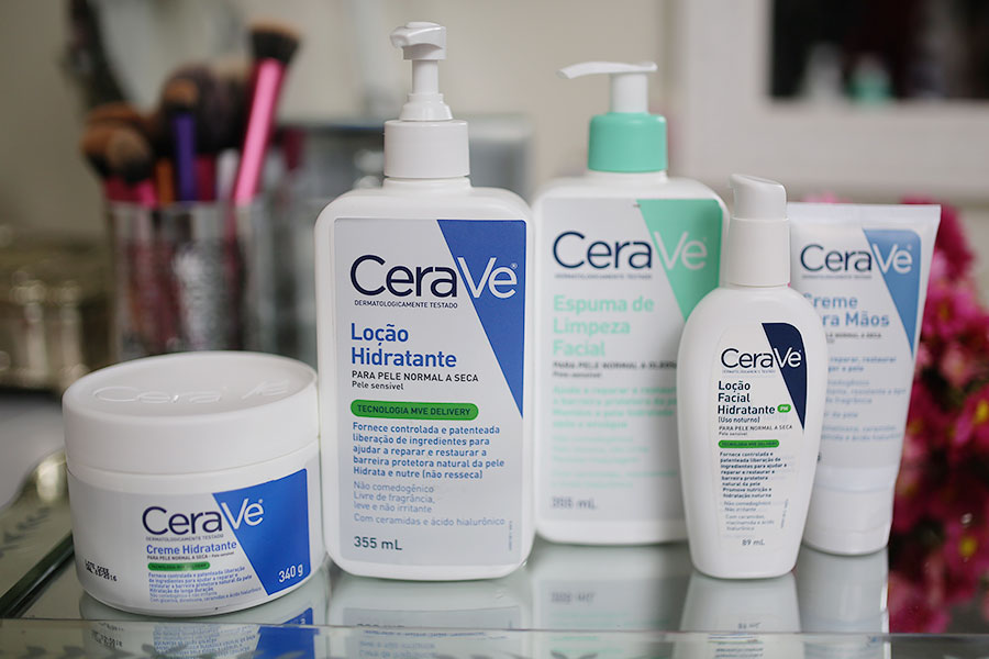 produtos da CeraVe para cuidados com a pele